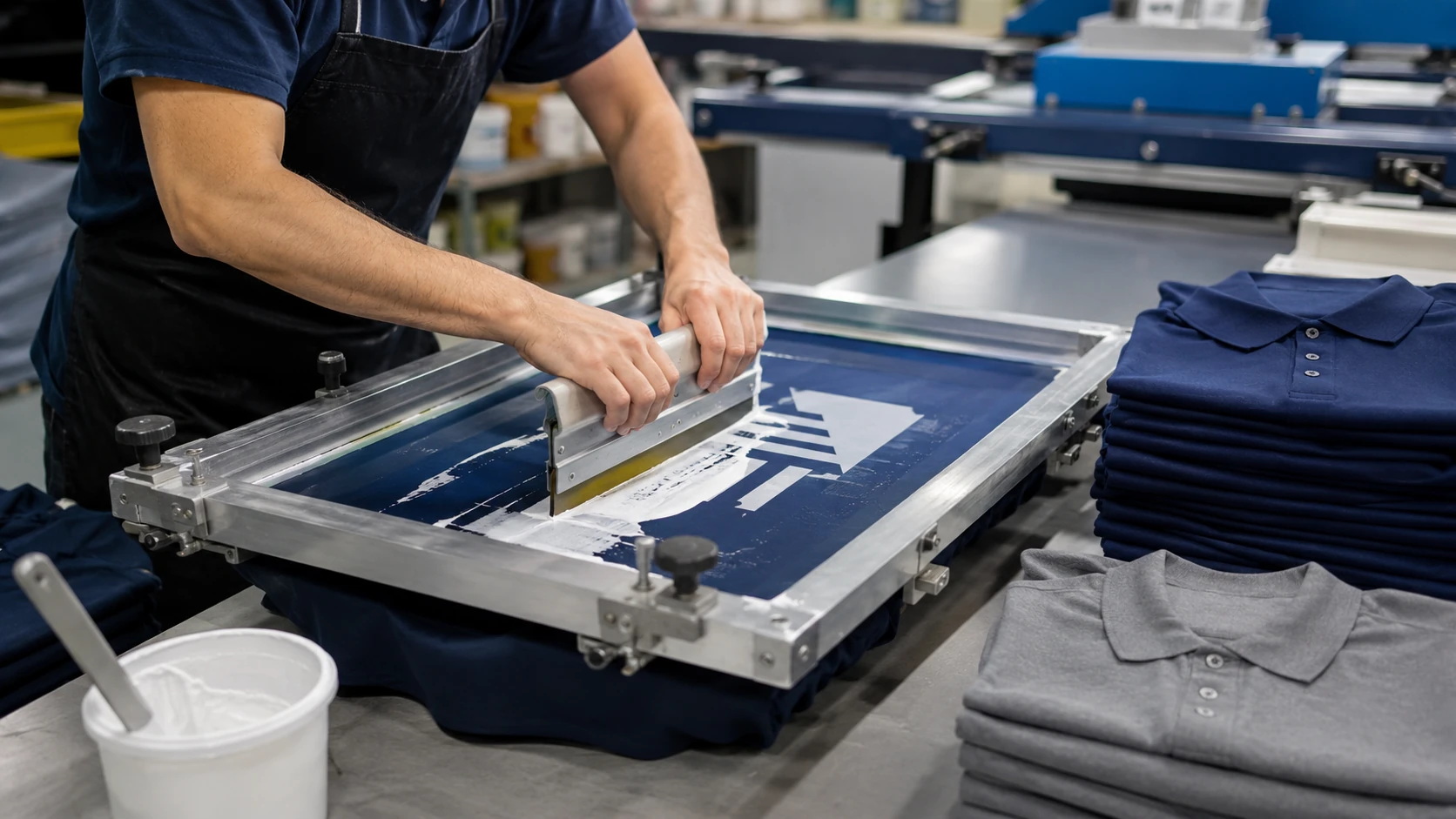 Imagem ilustrativa de silk e serigrafia em tecido