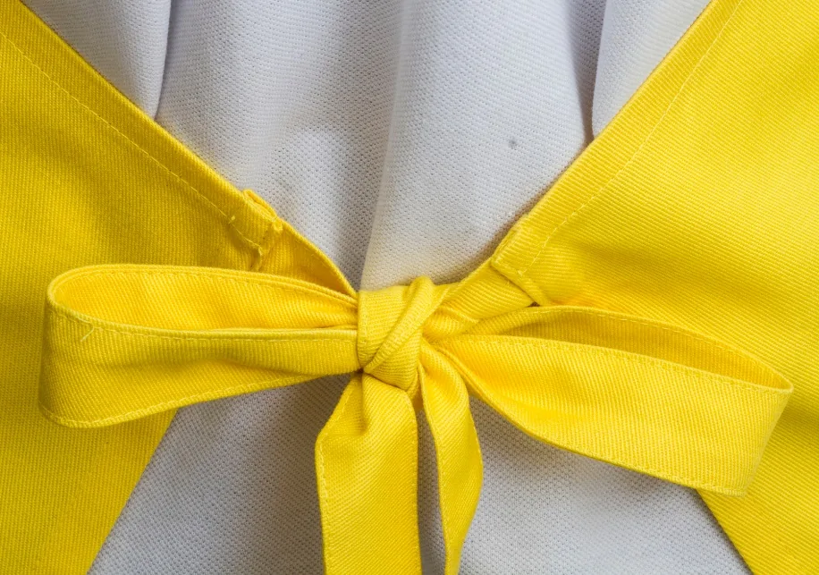 Referência visual para Avental Frente Inteiro Amarelo Canário - confirme o modelo com a MH Uniformes