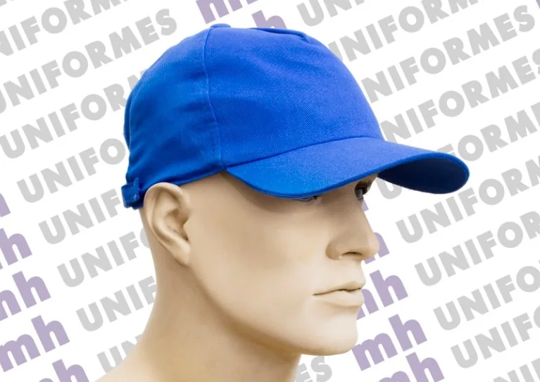 Referência visual para Boné Com Regulador Em Brim Royal - confirme o modelo com a MH Uniformes