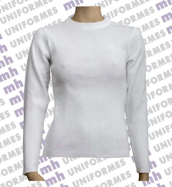 Cacharrel Em Lã Acrílica Branca - MH Uniformes