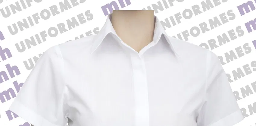 Referência visual para Cacharrel Feminina Branca - confirme o modelo com a MH Uniformes