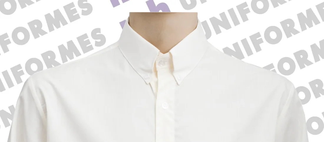 Referência visual para Camisa Social Masculina Manga Longa Creme - confirme o modelo com a MH Uniformes