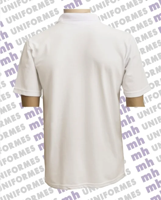 Camiseta Pólo Masculina Amarela - MH Uniformes
