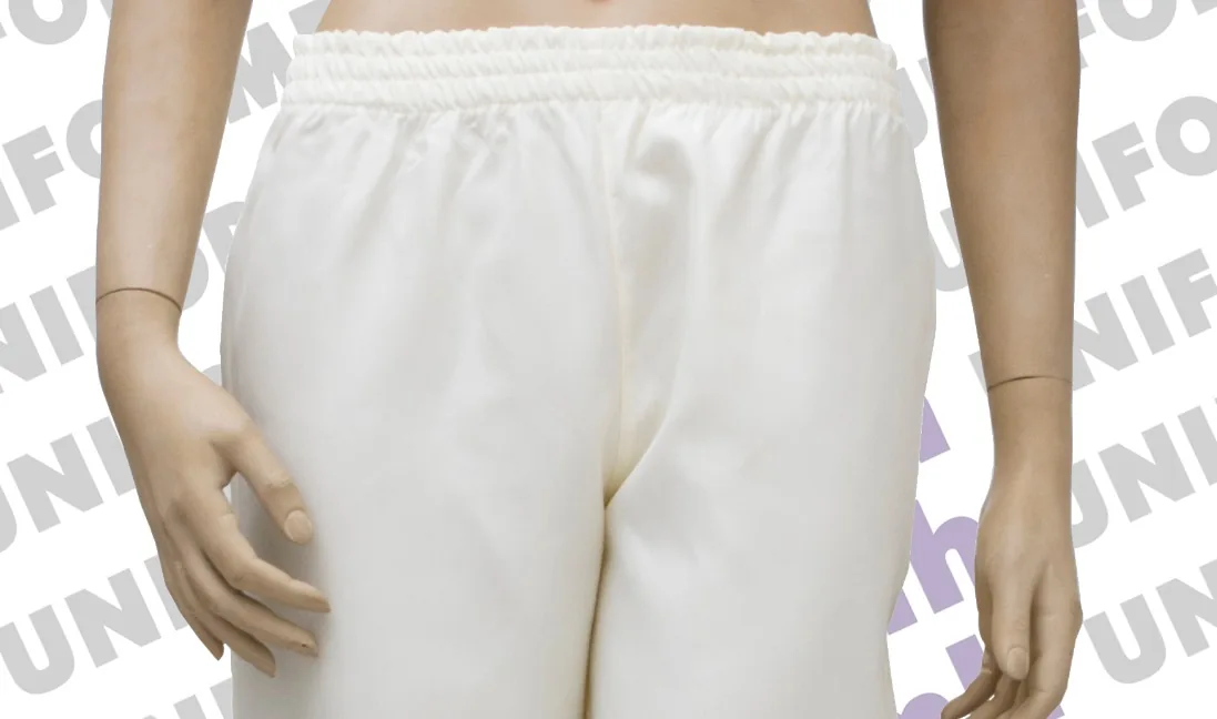 Conjunto Feminino Em Gabardine Creme - MH Uniformes
