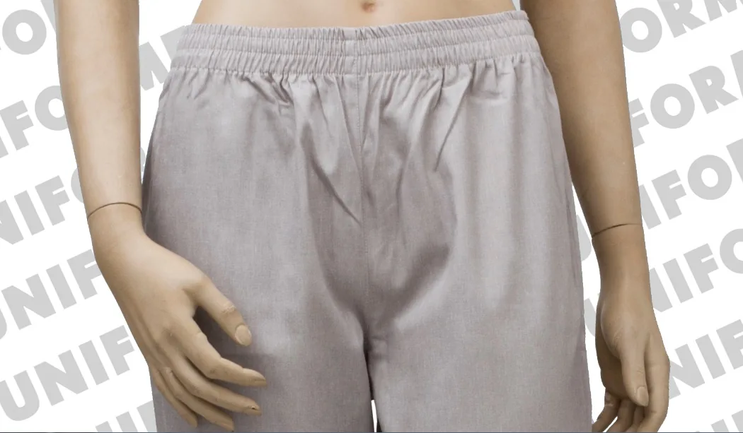 Conjunto Feminino Em Semprigual Cinza - MH Uniformes