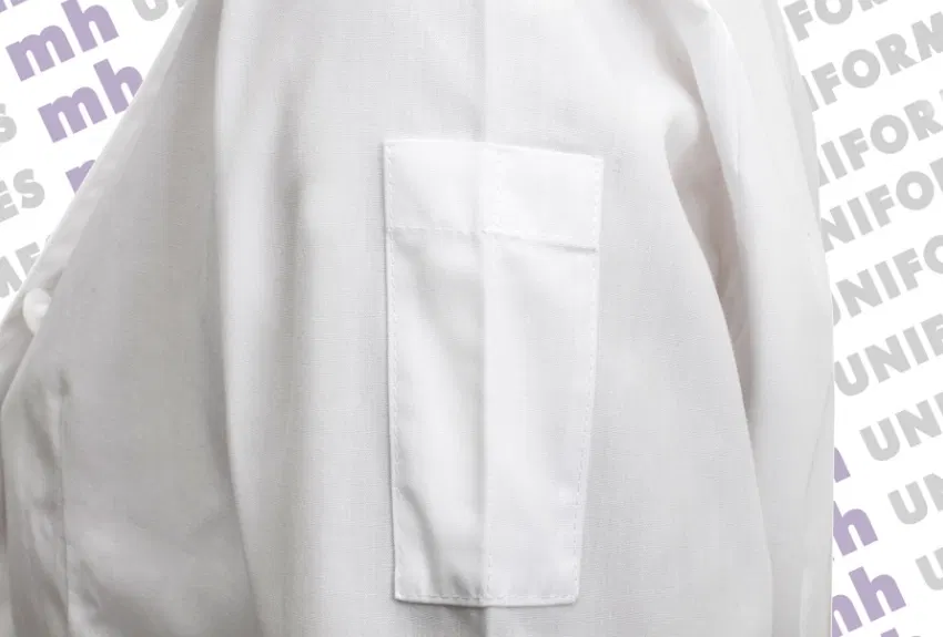 Dolman Feminino Em Polialgodão Branco - MH Uniformes