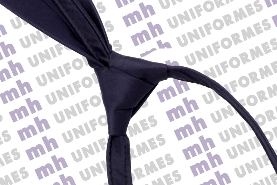 Gravata Nó Fixo Marinho - MH Uniformes