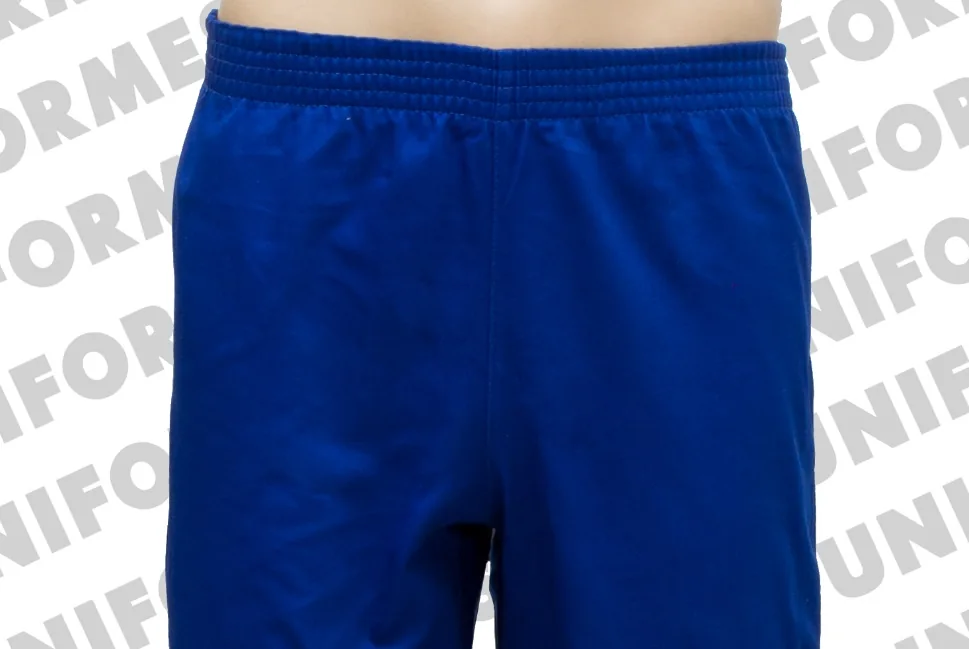 Referência visual para Jaleco Gola Esporte Em Brim Manga Curta Azul Royal - confirme o modelo com a MH Uniformes