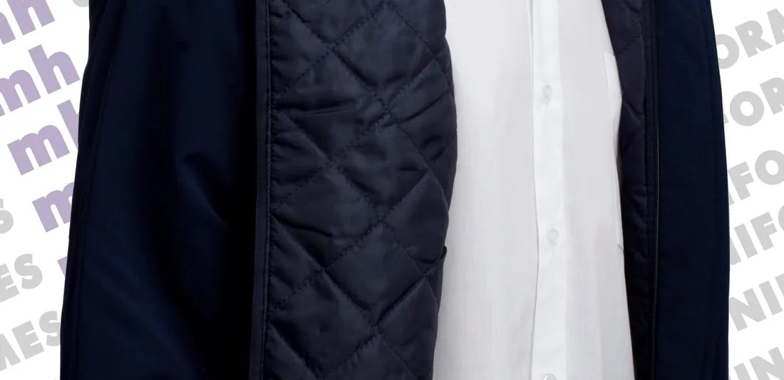 Referência visual para Jaqueta Masculina Em Microfibra Peletizada Azul Marinho - confirme o modelo com a MH Uniformes