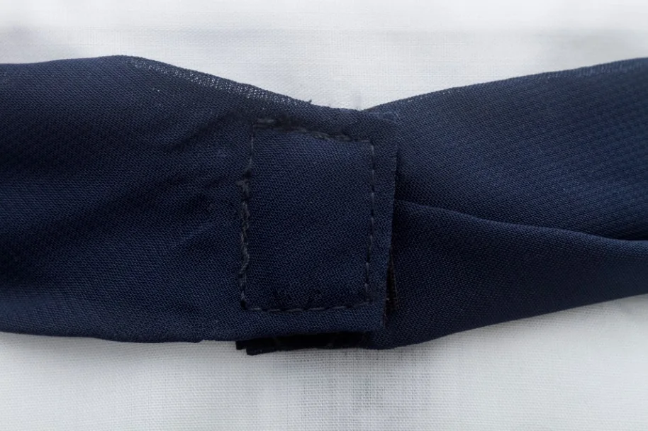 Lenço Bala Em Crepe Azul Marinho - MH Uniformes