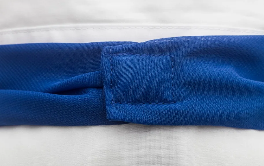Lenço Bala Em Crepe Azul Royal - MH Uniformes
