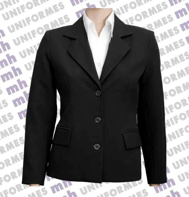 Referência visual para Saia Social Oxford Preto - confirme o modelo com a MH Uniformes
