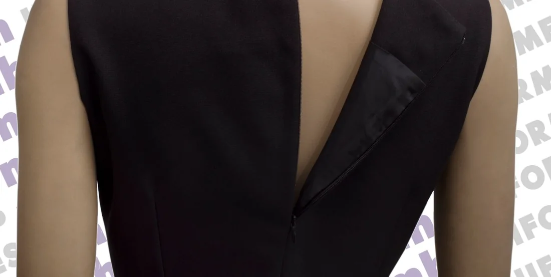 Vestido Tubinho Oxford Preto - MH Uniformes