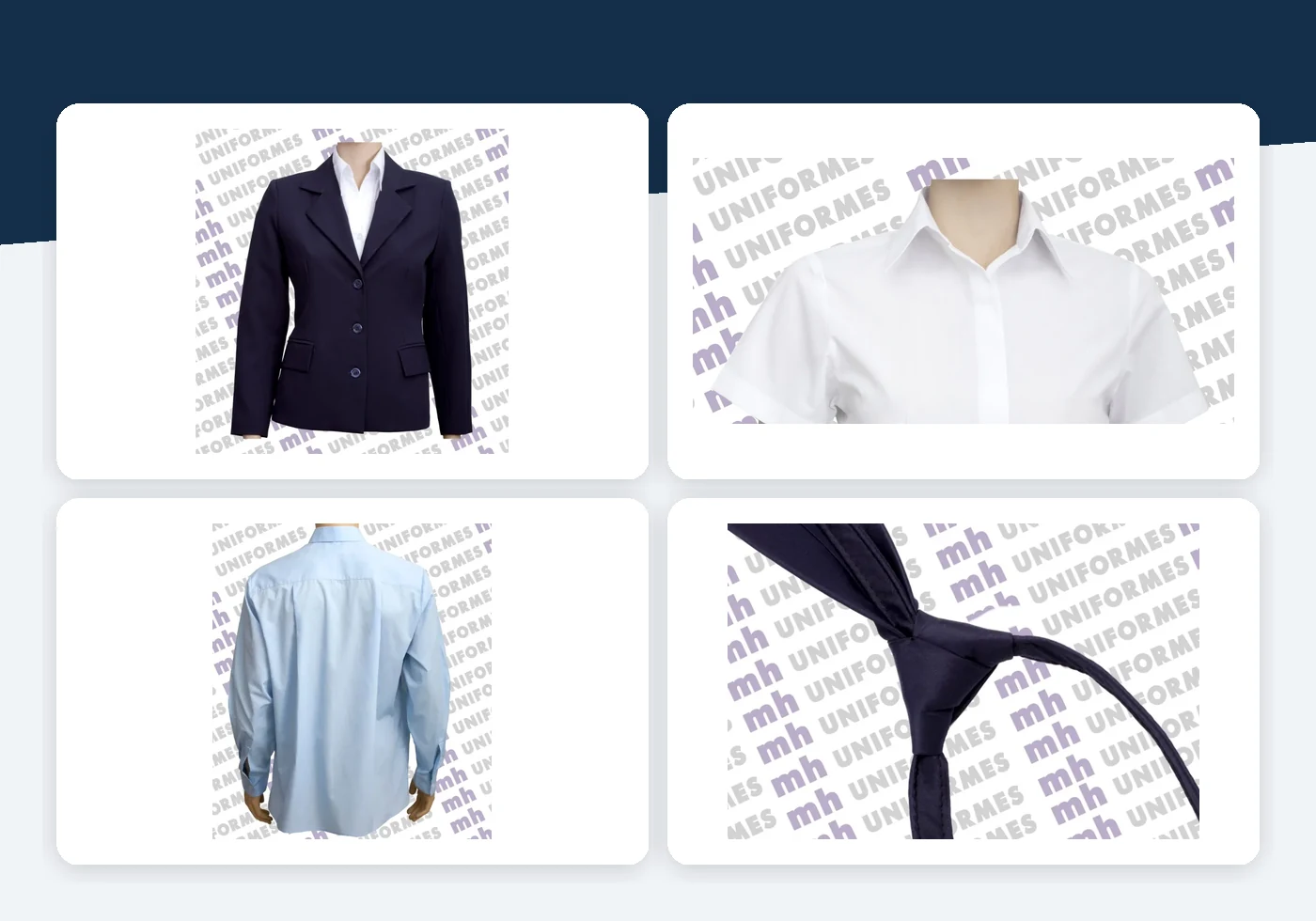 Composição de produtos para Escritórios de advocacia - MH Uniformes